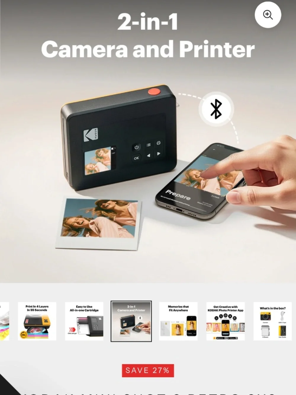 Kodak instant camera